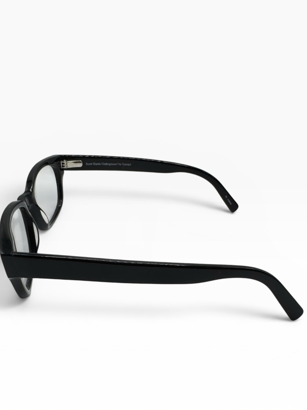 Scott Harris Underground Europa UG-06 Black Acetate Eyeglass Frames 51-18-142 - Picture 3 of 9
